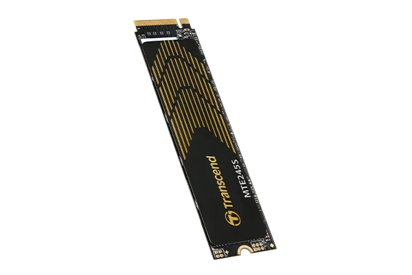 TRANSCEND 4 TB MTE245S PCI-E GEN 4X4 M.2 NVMe 2280 SSD 3D TLC - 5300 MB/s Read 4000 MB/s Write - 2400 TBW