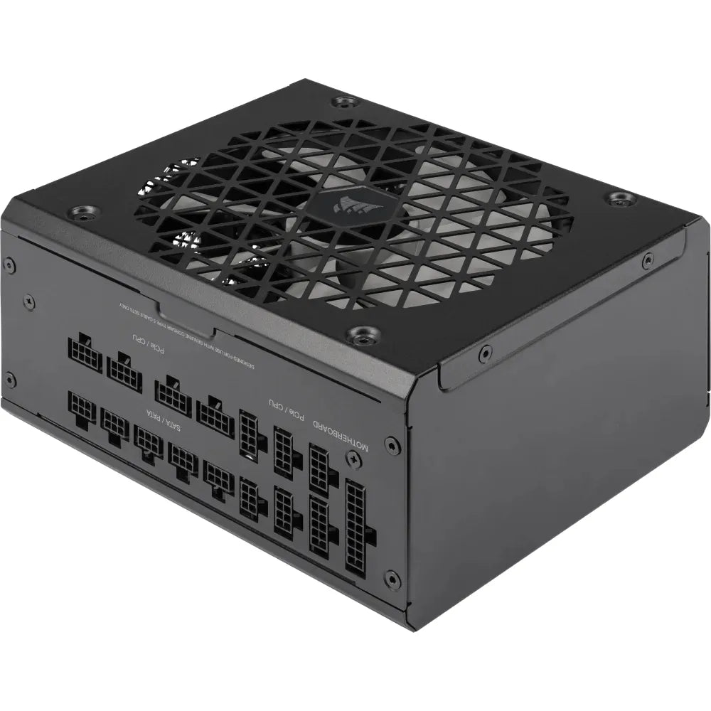 Corsair RM1200x Shift —1200 Watt 80 PLUS Gold;10yr Warranty. ATX (1); EPS (2);PCI-E (4);12VHPWR (1);PATA (8);SATA (12)