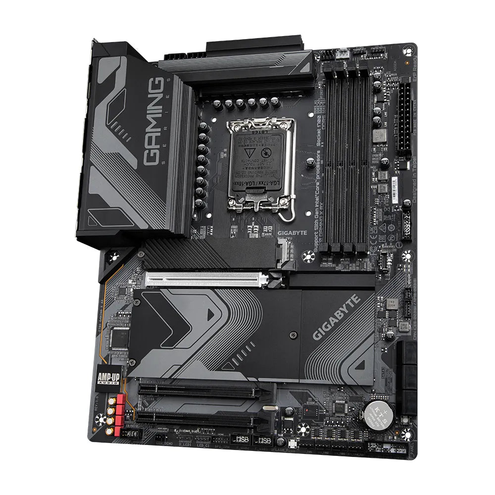 GIGABYTE Motherboard Gaming Intel® Z790 Chipset for LGA 1700; 4x DDR5; 4x M2 G4 ; WiFi+BT; HDMI/DP; ATX.