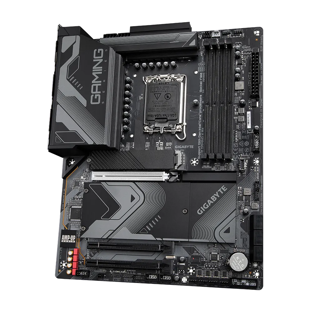 GIGABYTE Motherboard Gaming Intel® Z790 Chipset for LGA 1700; 4x DDR5; 4x M2 G4 ; WiFi+BT; HDMI/DP; ATX.