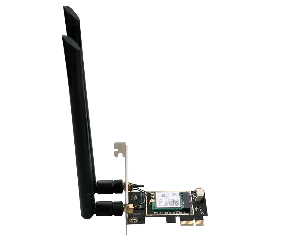 Wireless AX3000 Dual-Band PCI Express Adapter & Bluetooth 5.0 (Windows 10 64bit only; Chrome OS and Linux 5.1 & later)