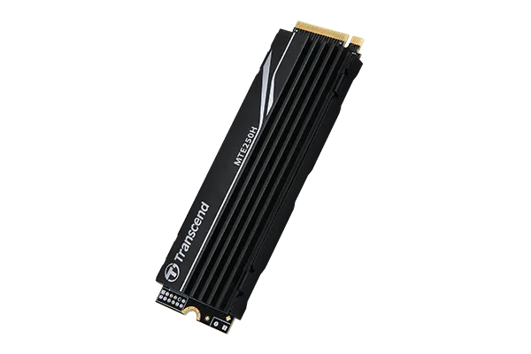 TRANSCEND 1TB MTE250S PCI-E GEN 4X4 M.2 NVMe 2280 SSD 3D TLC -7500 MB/s Read 6700 MB/s Write- with Heat Sink -780TBW