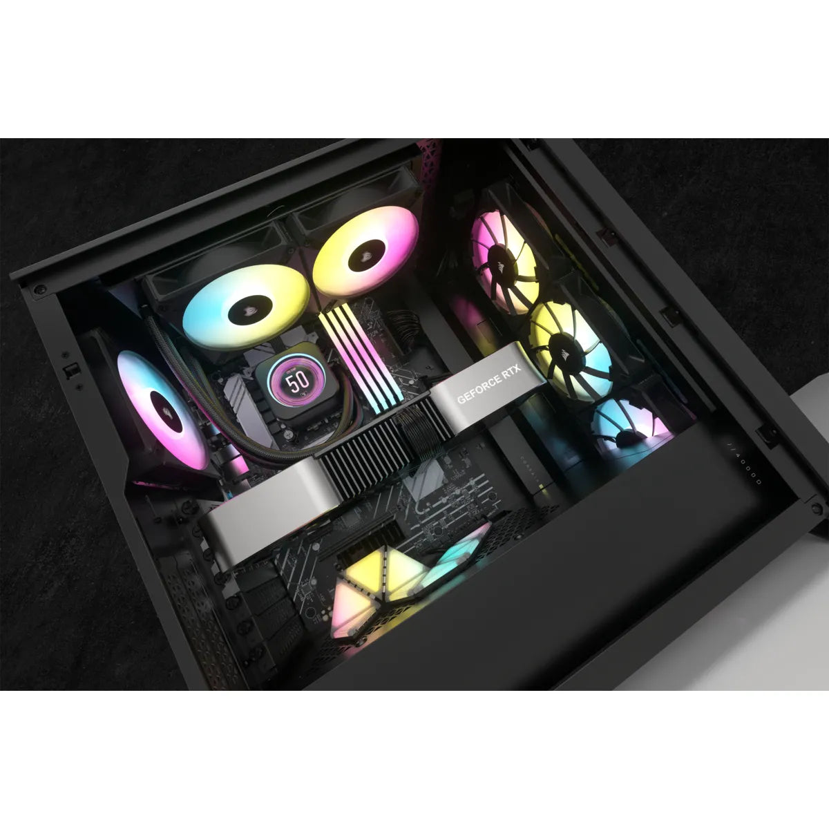 Corsair iCUE H100i ELITE LCD XT 240mm Liquid CPU Cooler AMD: AM5; AM3/4; sTRX4; sTR4 | Intel LGA: 1700/1851; 115X; 1200; 2011