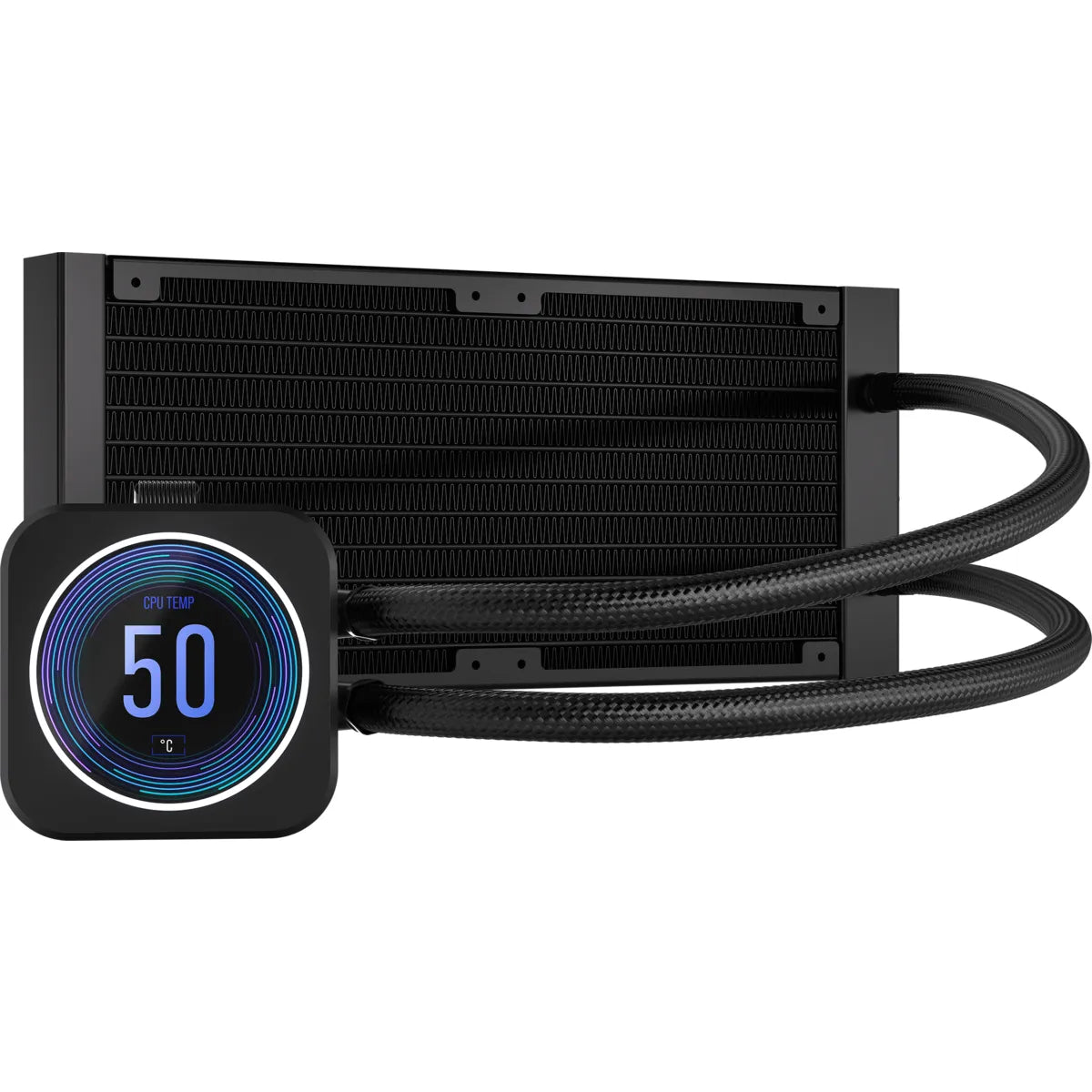 Corsair iCUE H100i ELITE LCD XT 240mm Liquid CPU Cooler AMD: AM5; AM3/4; sTRX4; sTR4 | Intel LGA: 1700/1851; 115X; 1200; 2011