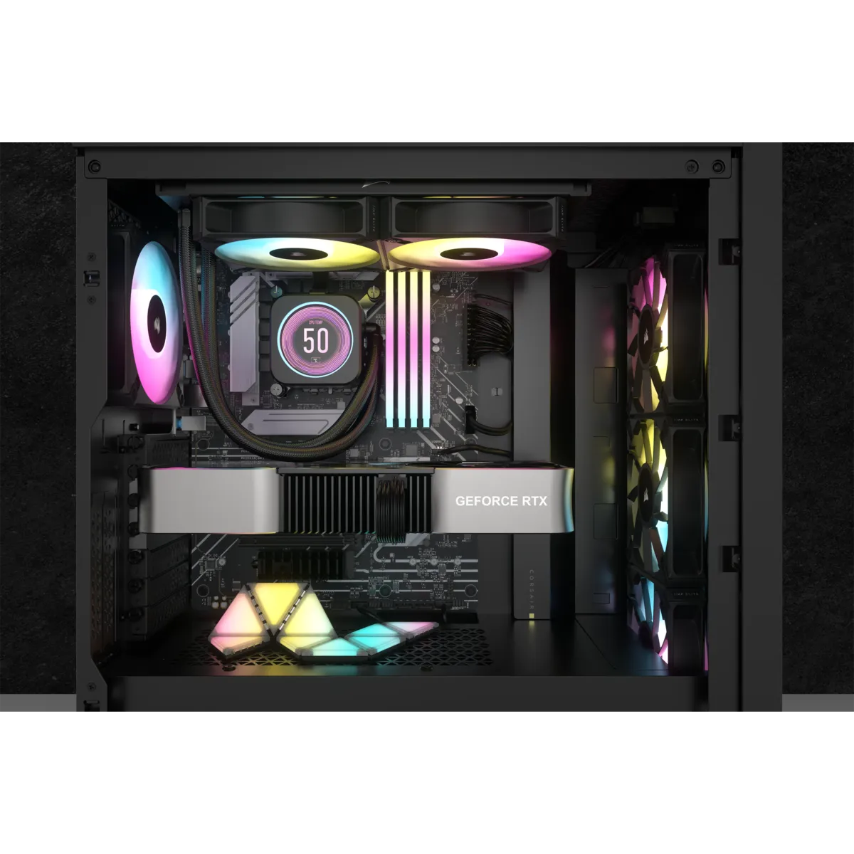 Corsair iCUE H100i ELITE LCD XT 240mm Liquid CPU Cooler AMD: AM5; AM3/4; sTRX4; sTR4 | Intel LGA: 1700/1851; 115X; 1200; 2011