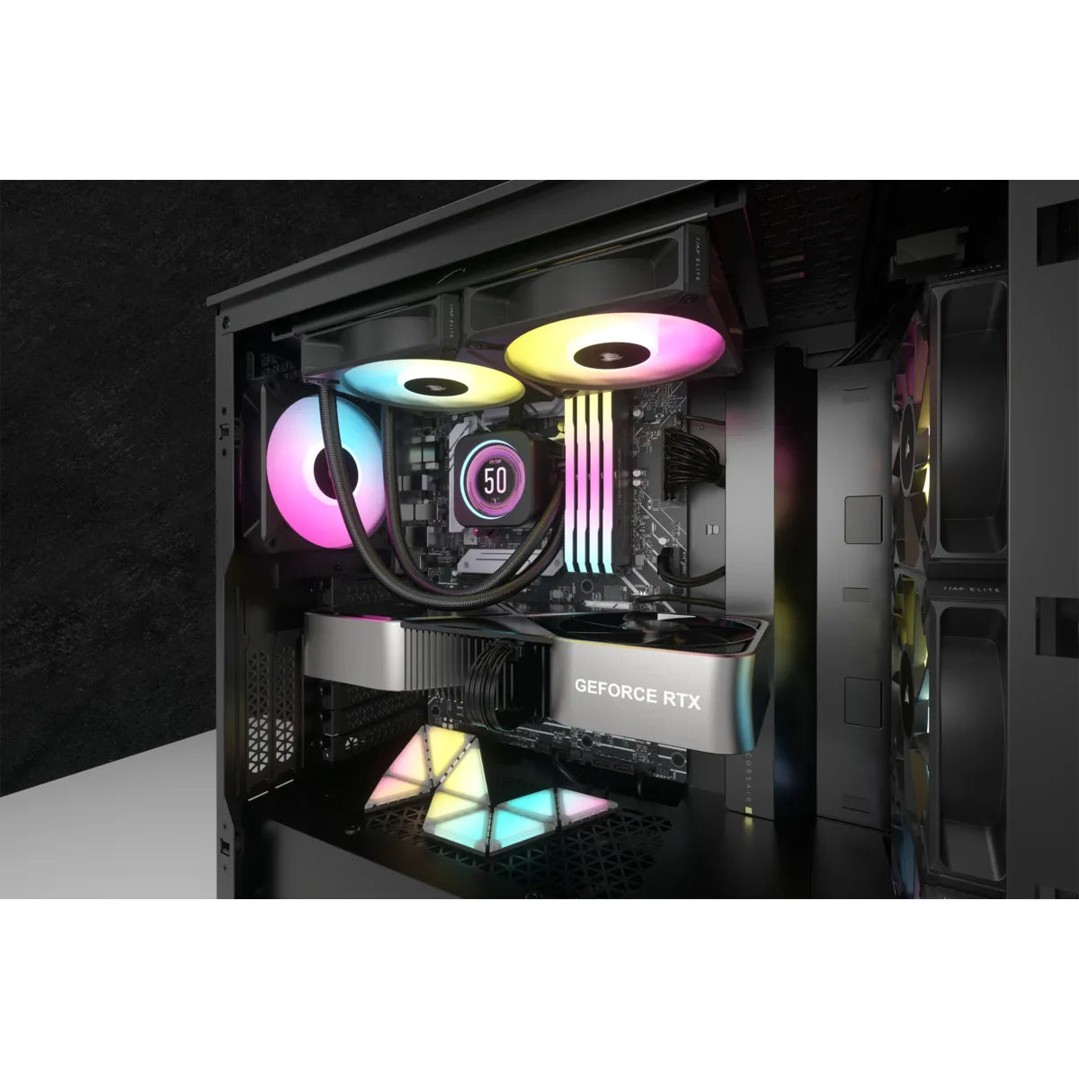 Corsair iCUE H100i ELITE LCD XT 240mm Liquid CPU Cooler AMD: AM5; AM3/4; sTRX4; sTR4 | Intel LGA: 1700/1851; 115X; 1200; 2011