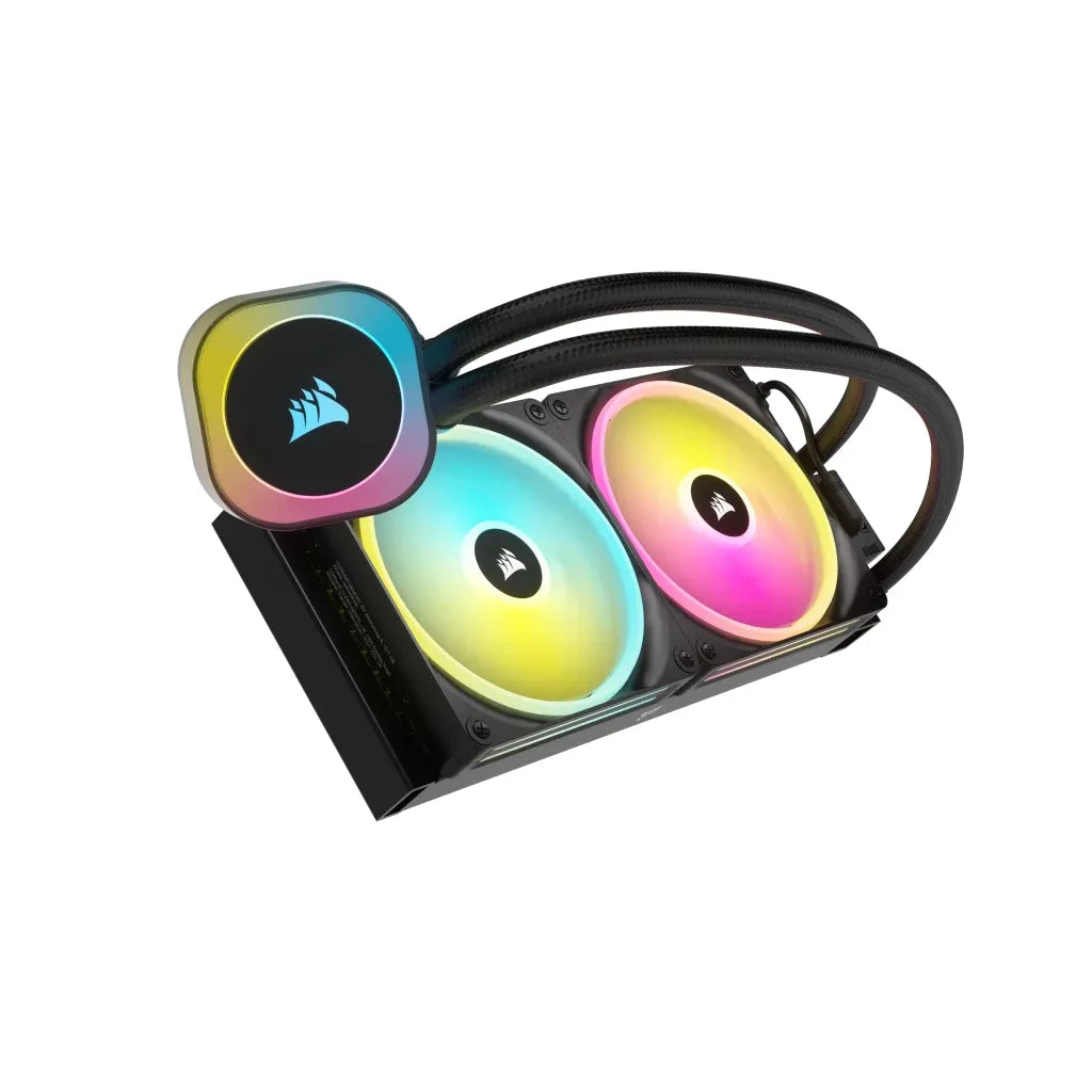 Corsair iCUE LINK H115i RGB Liquid CPU Cooler - QX140 RGB Fans - 280mm Radiator - Fits Intel® LGA 1700; AMD® AM5 - Hub included