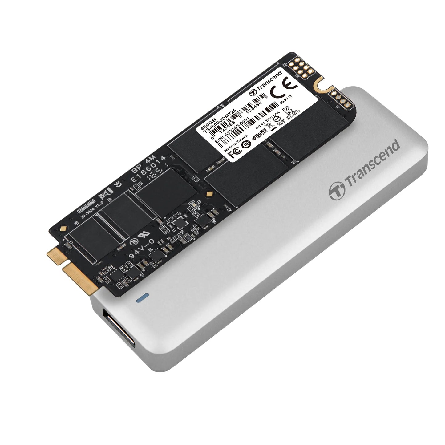 TRANSCEND 480GB JETDRIVE 725 SSD; SATA3; MLC