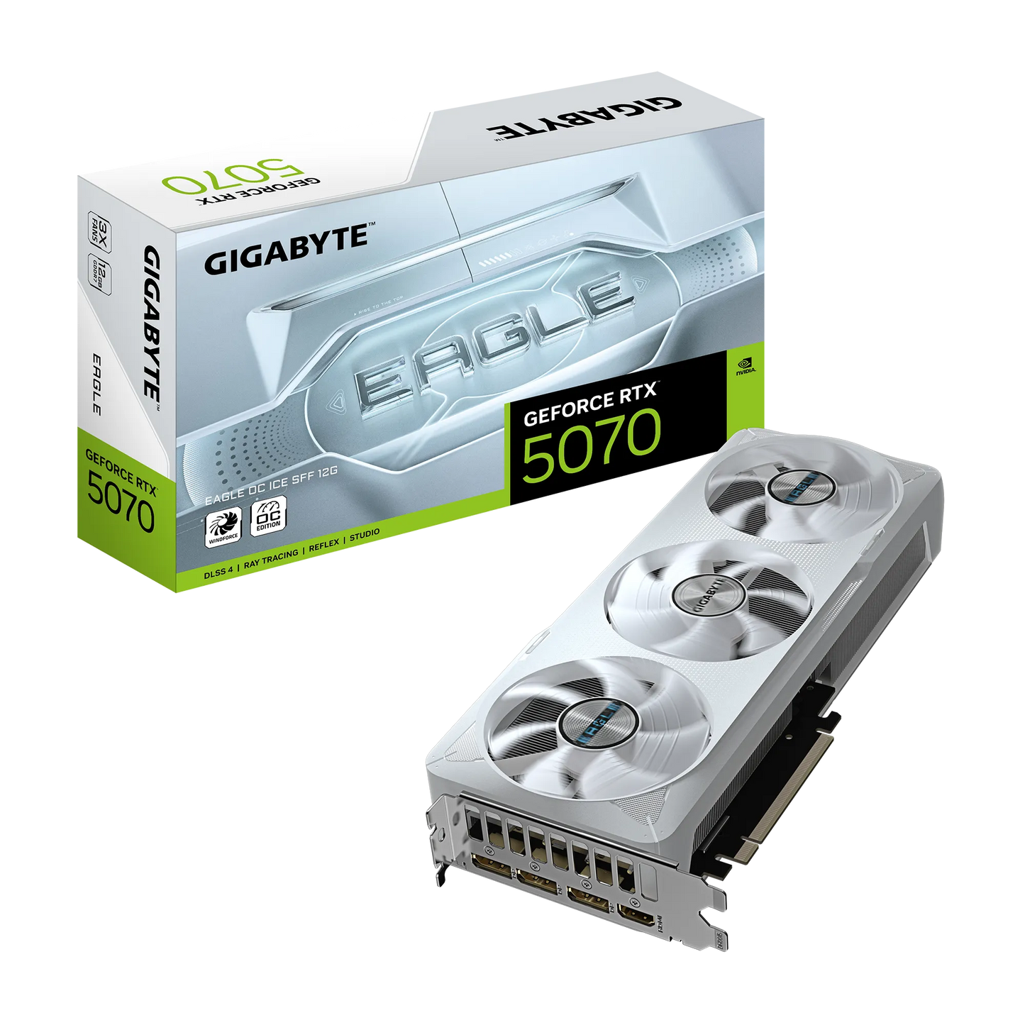 GIGABYTE nVidia GeForce RTX™ 5070 EAGLE OC ICE SFF - 12GB GDDR7 HDMIx1/DPx3