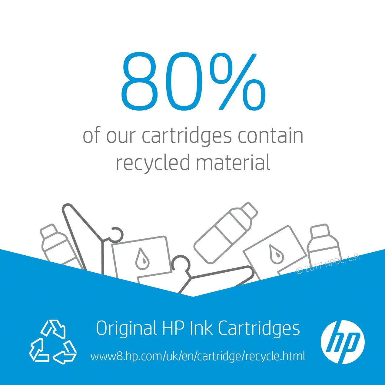 HP 903XL High Yield Cyan Original Ink Cartridge;~825 pages. (HP OfficeJet 6950/6960/6970 series (HP 907 NOT for 6950).
