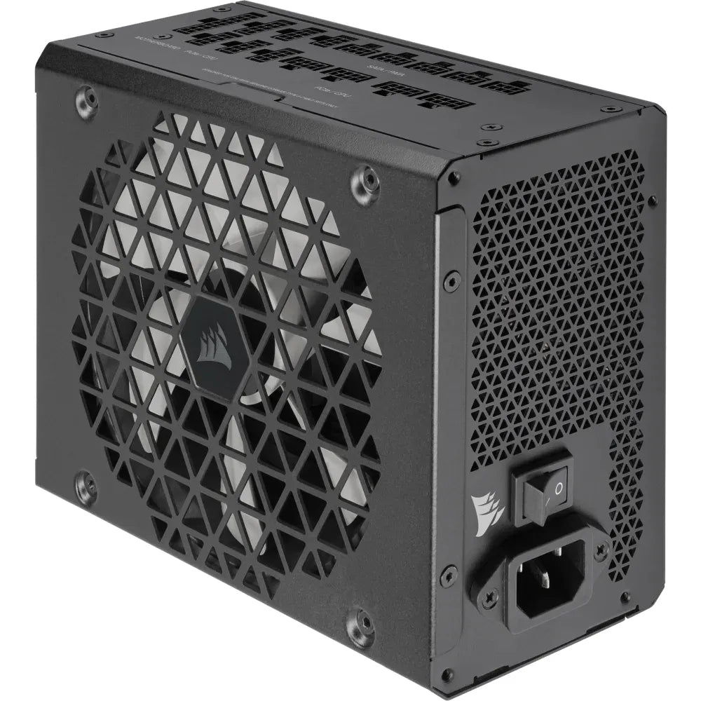 Corsair RM1200x Shift —1200 Watt 80 PLUS Gold;10yr Warranty. ATX (1); EPS (2);PCI-E (4);12VHPWR (1);PATA (8);SATA (12)
