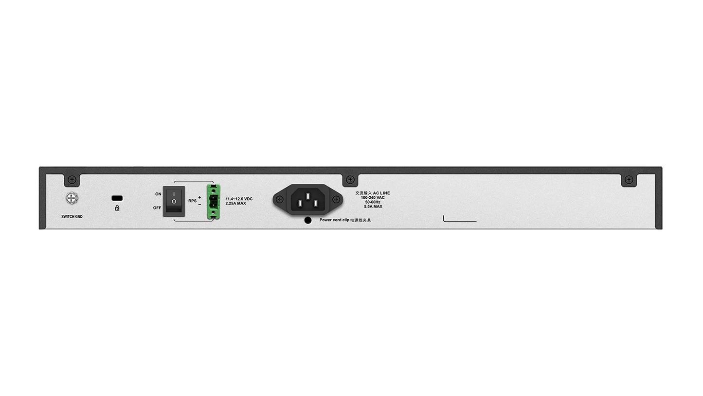 D-Llink 24-Ports 10/100/1000Mbps PoE + 4 SFP+ ports Managed Metro Ethernet Switch
