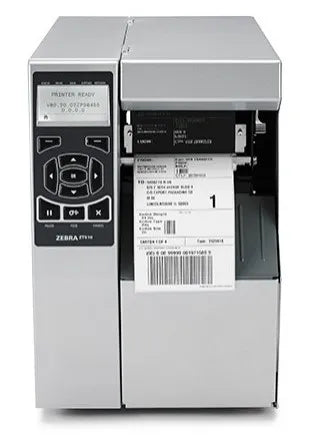 Zebra TT Printer ZT510; 4''; 203 dpi; Euro and UK cord; Serial; USB; Gigabit Ethernet; Bluetooth LE; Tear; Mono; ZPL
