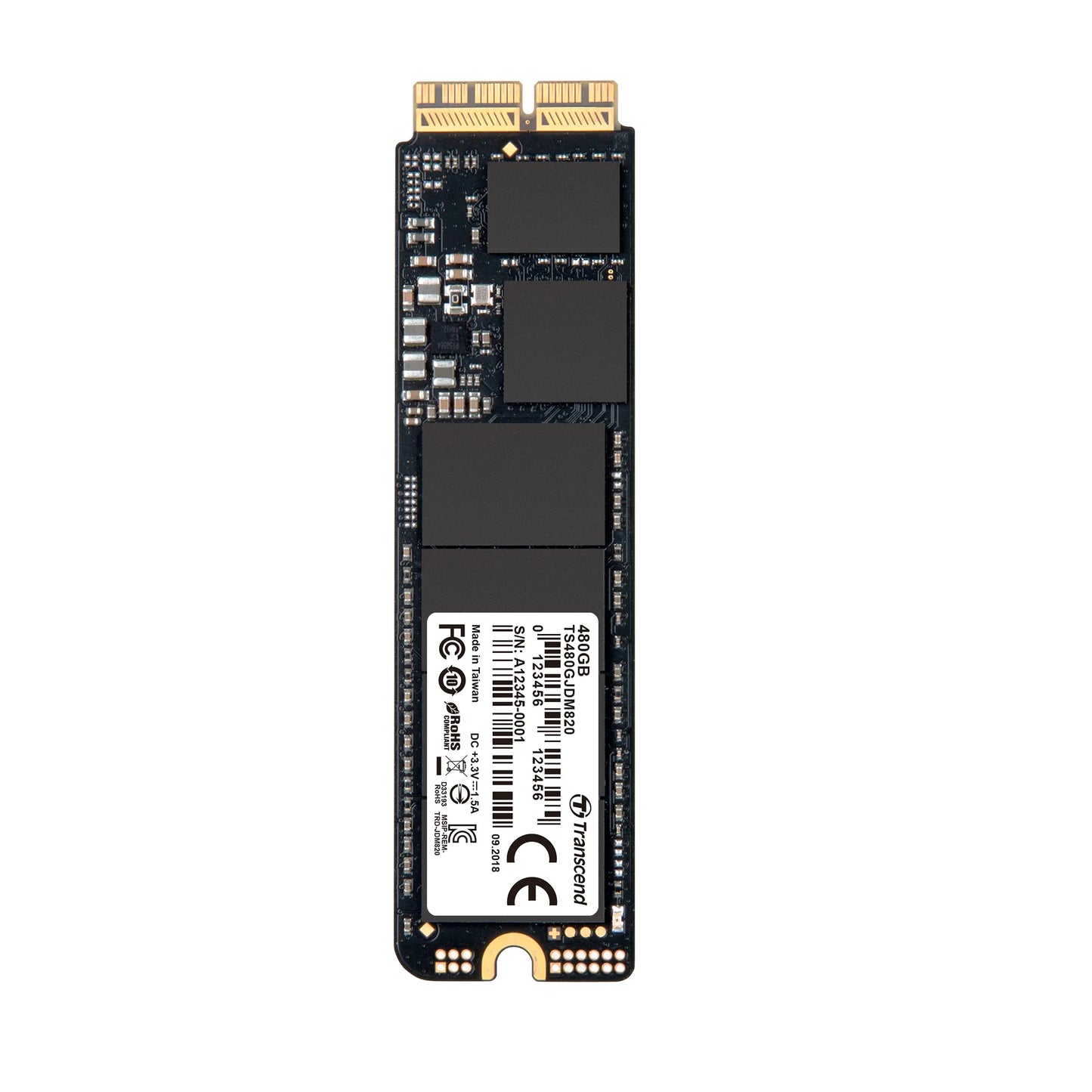 TRANSCEND 480GB JETDRIVE 725 SSD; SATA3; MLC