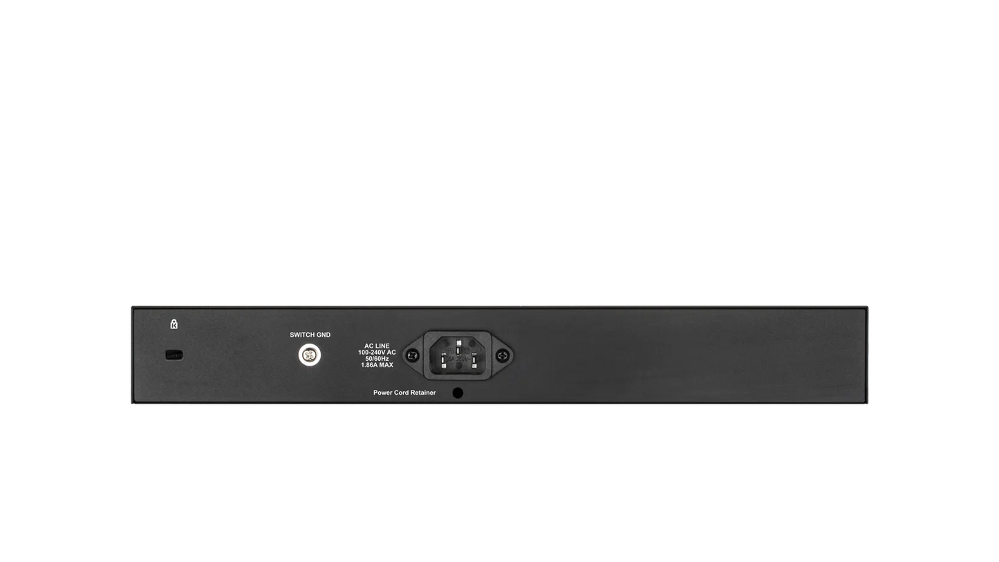 D-LINK 8-ports 10/100/1000Base-T PoE Smart Switch plus 2 SFP ports - 130W PoE budget