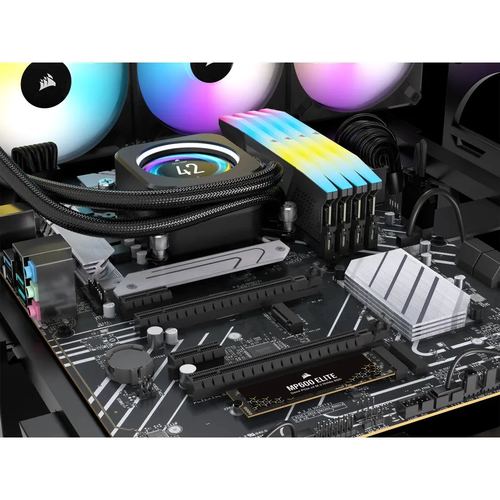 Corsair MP600 ELITE 2TB Gen4 PCIe x4 NVMe M.2 SSD (no heatsink); Read Up To 7000MB/s; Write up to 6500MB/s