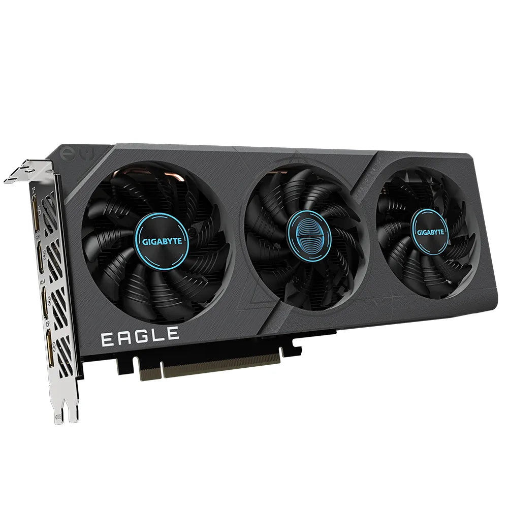 GIGABYTE nVidia GeForce RTX 4060 Eagle OC - 8GB GDDR6; 128-Bit Memory Bus; 2x HDMI; 2x DisplayPort; Min 450W PSU.