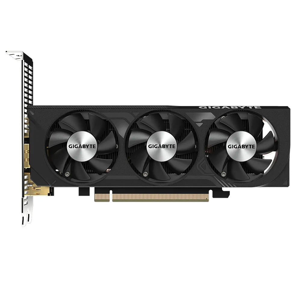 GIGABYTE nVidia GeForce RTX 4060 OC - 8GB GDDR6; 128-Bit Memory Bus; 0; 2x HDMI; 2x DisplayPort; Low Profile. Min 450W PSU