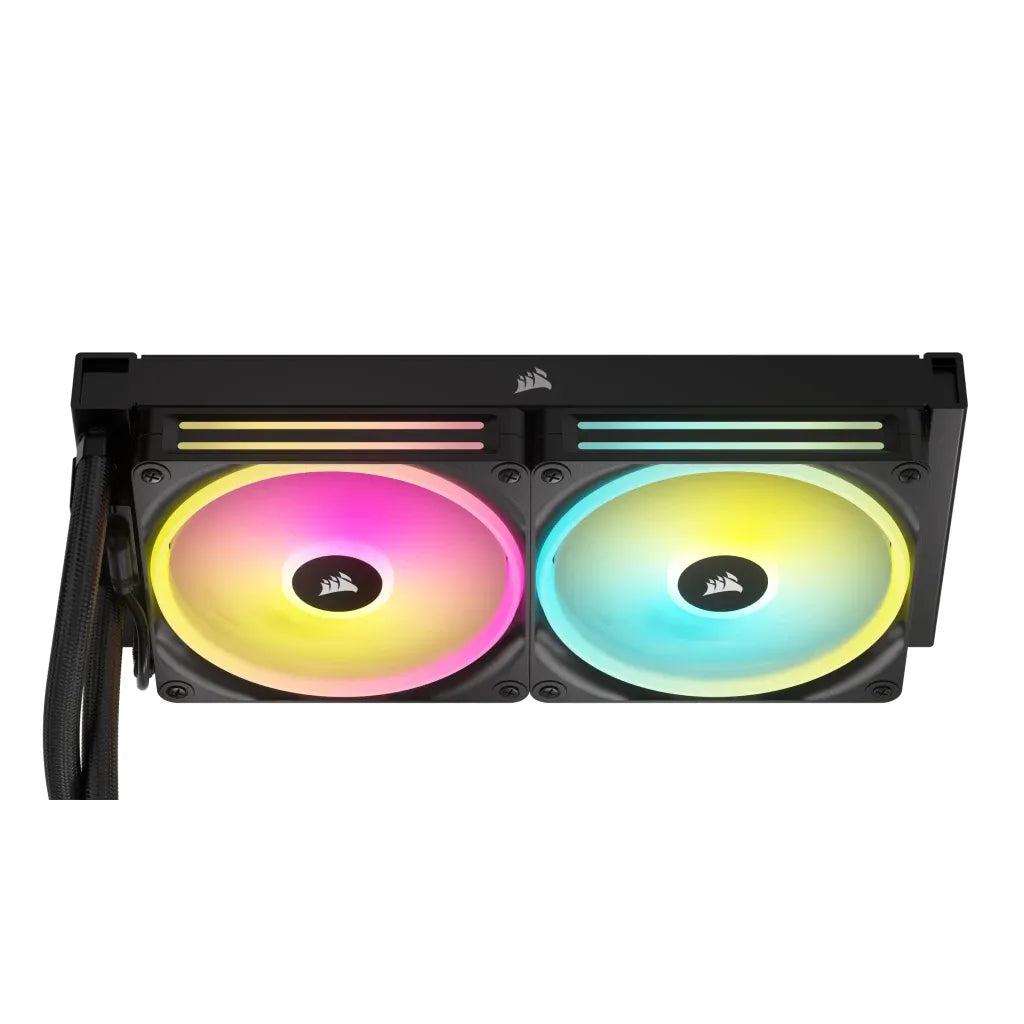 Corsair iCUE LINK H115i RGB Liquid CPU Cooler - QX140 RGB Fans - 280mm Radiator - Fits Intel® LGA 1700; AMD® AM5 - Hub included