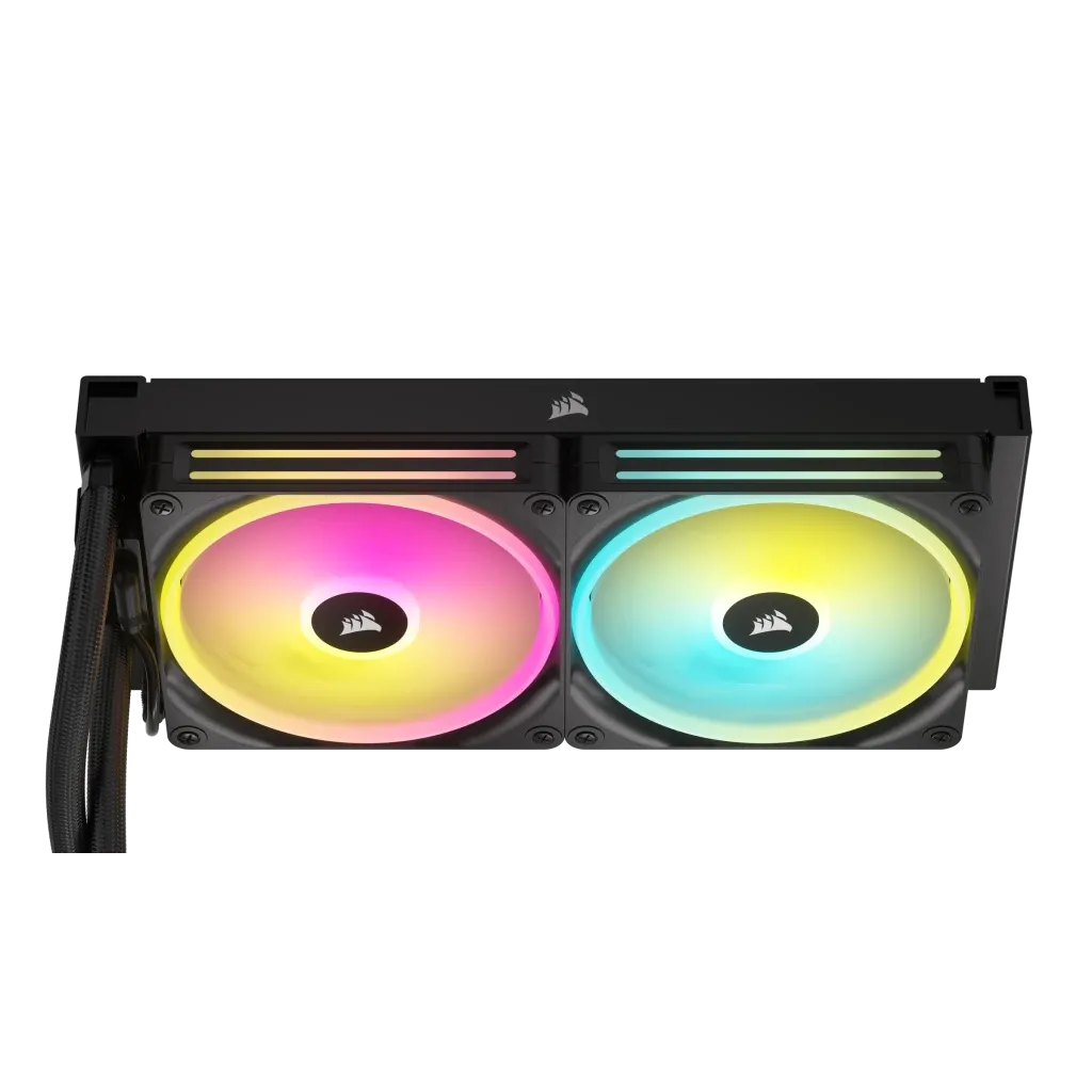 Corsair iCUE LINK H115i RGB Liquid CPU Cooler - QX140 RGB Fans - 280mm Radiator - Fits Intel® LGA 1700; AMD® AM5 - Hub included