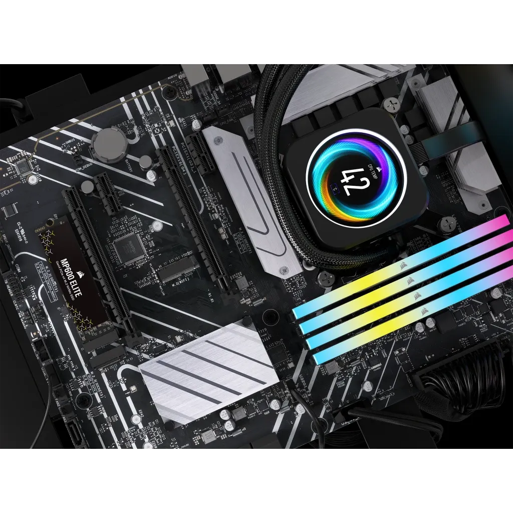 Corsair MP600 ELITE 2TB Gen4 PCIe x4 NVMe M.2 SSD (no heatsink); Read Up To 7000MB/s; Write up to 6500MB/s
