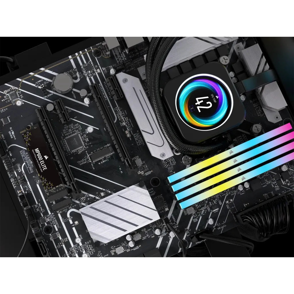 Corsair MP600 ELITE 2TB Gen4 PCIe x4 NVMe M.2 SSD (no heatsink); Read Up To 7000MB/s; Write up to 6500MB/s