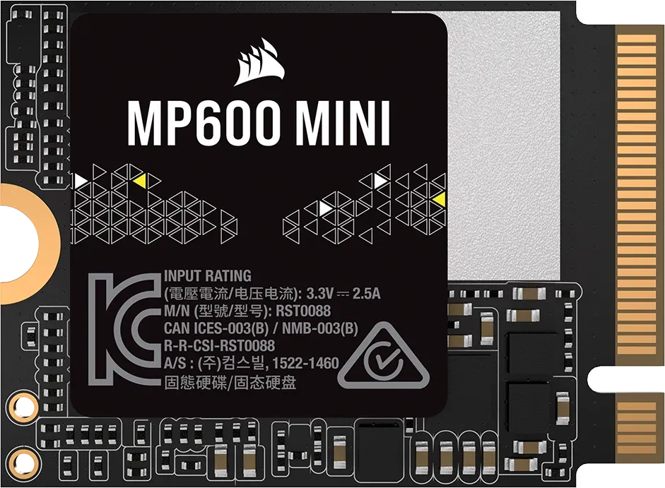 Corsair MP600 MINI 1TB M.2 NVMe PCIe Gen. 4 x4 SSD; Read Up To 4800MB/s; Write up to 4800MB/s
