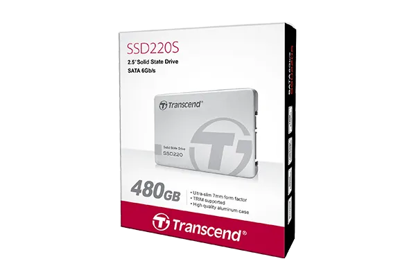 TRANSCEND 480GB SSD220 2.5' SSD DRIVE - TLC SATA