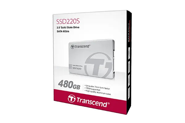 TRANSCEND 480GB SSD220 2.5' SSD DRIVE - TLC SATA