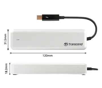 TRANSCEND 960G JETDRIVE 855 NVME PCI-3 SSD UPGRADE KIT FOR MAC WITH PCI-E THUNDERBOLT ENCLOSURE