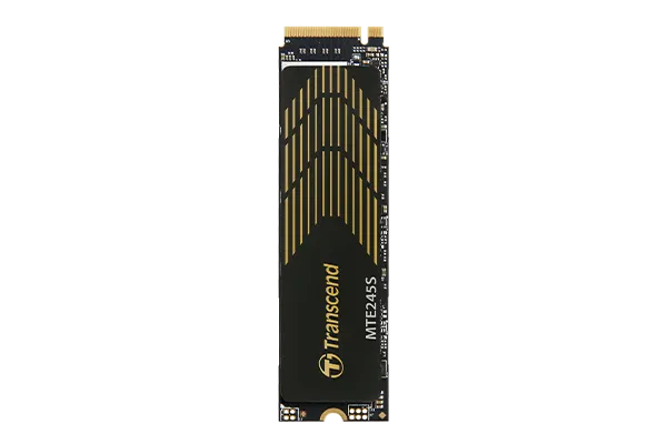 TRANSCEND 4 TB MTE245S PCI-E GEN 4X4 M.2 NVMe 2280 SSD 3D TLC - 5300 MB/s Read 4000 MB/s Write - 2400 TBW
