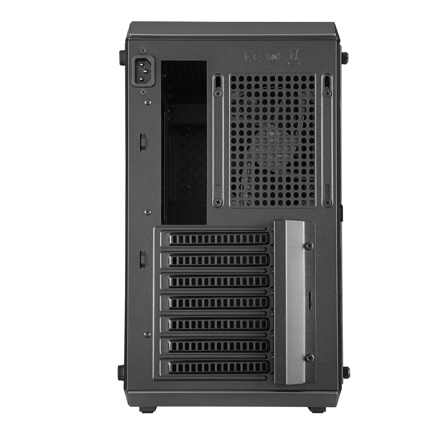Cooler Master Masterbox Q500L Compact ATX; Orientation & A Movable I/O Panel; Windowed; Fully Perforated Chassis; Magnetic Dust