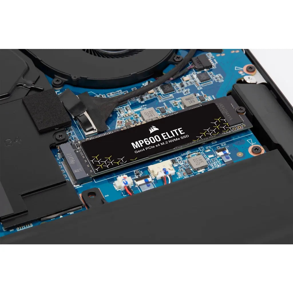 Corsair MP600 ELITE 2TB Gen4 PCIe x4 NVMe M.2 SSD (no heatsink); Read Up To 7000MB/s; Write up to 6500MB/s