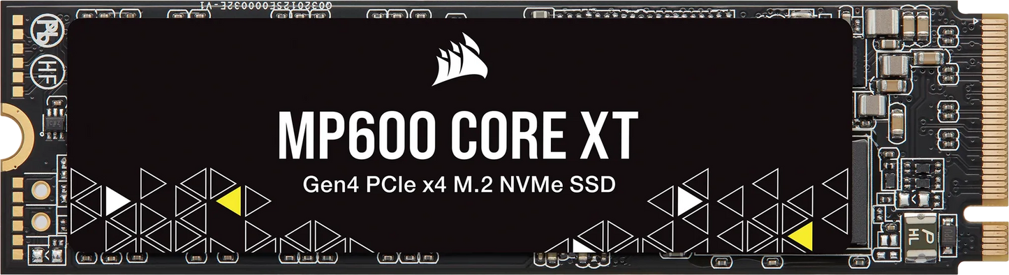 Corsair MP600 CORE XT 1TB NVMe PCIe M.2 SSD; Read Up To 5900MB/s; Write up to 5000MB/s.