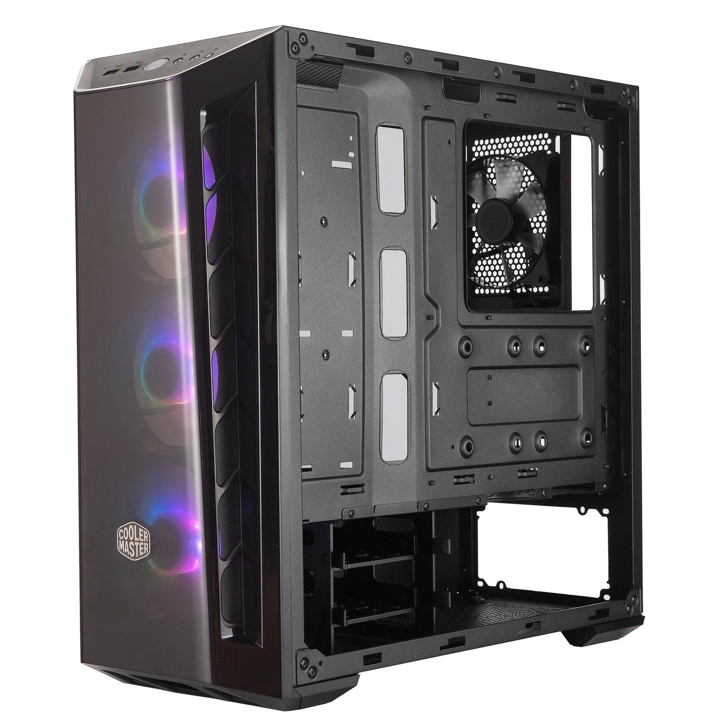 Cooler Master Masterbox MB520 ATX; Black; Tempered Glass; 3x 120mm ARGB