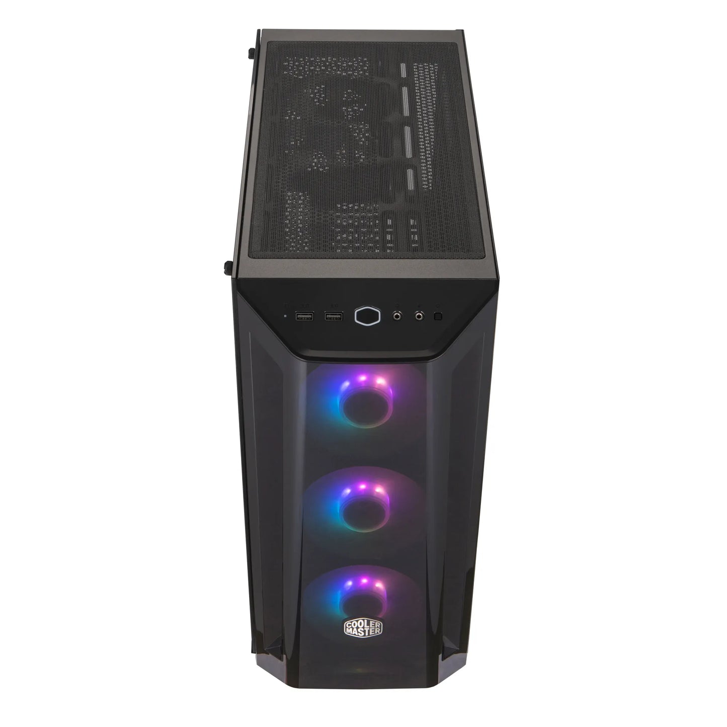 Cooler Master Masterbox MB520 ATX; Black; Tempered Glass; 3x 120mm ARGB