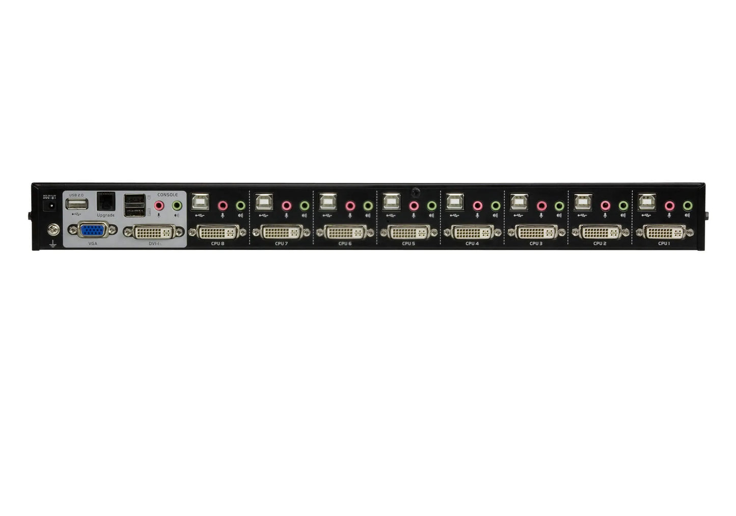 8-port DVI USB KVM with Audio Support - TAA Compliant8-Port USB DVI/Audio KVMP Switch/W/(US/EU/OUT) ADP. ATEN