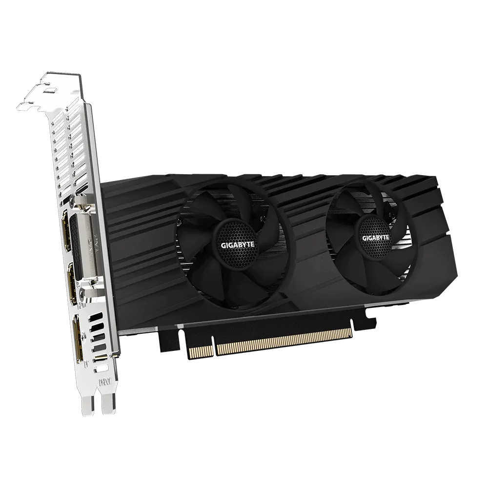 GIGABYTE nVidia GeForce® GTX 1650 OC- 4GB GDDR6 DP/DVI-D/2xHDMI - LP.