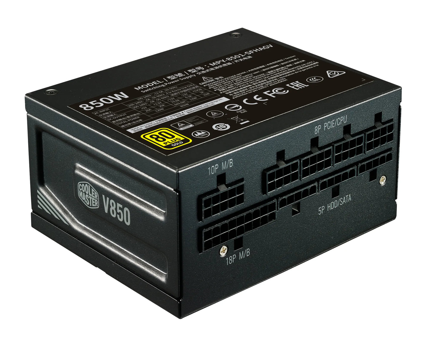 Cooler Master V850 SFX Gold 850W Full-Modular 80 Plus Gold SFX Power Supply
