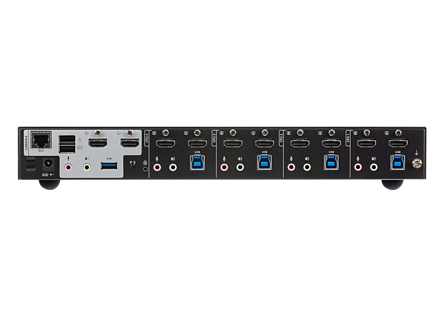4-Port USB 3.0 4K HDMI Dual Display KVMP™ Switch HDMI 2.0 standard and supports up to 4K DCI (4096 x 2160 @ 60Hz)