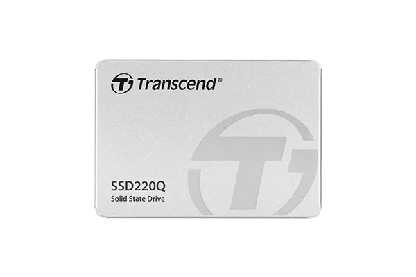 TRANSCEND 1TB SSD220Q 2.5'' SSD DRIVE - SATA III QLC with SLC cache - 550MB/s Read 500MB/s Write - 200 TBW