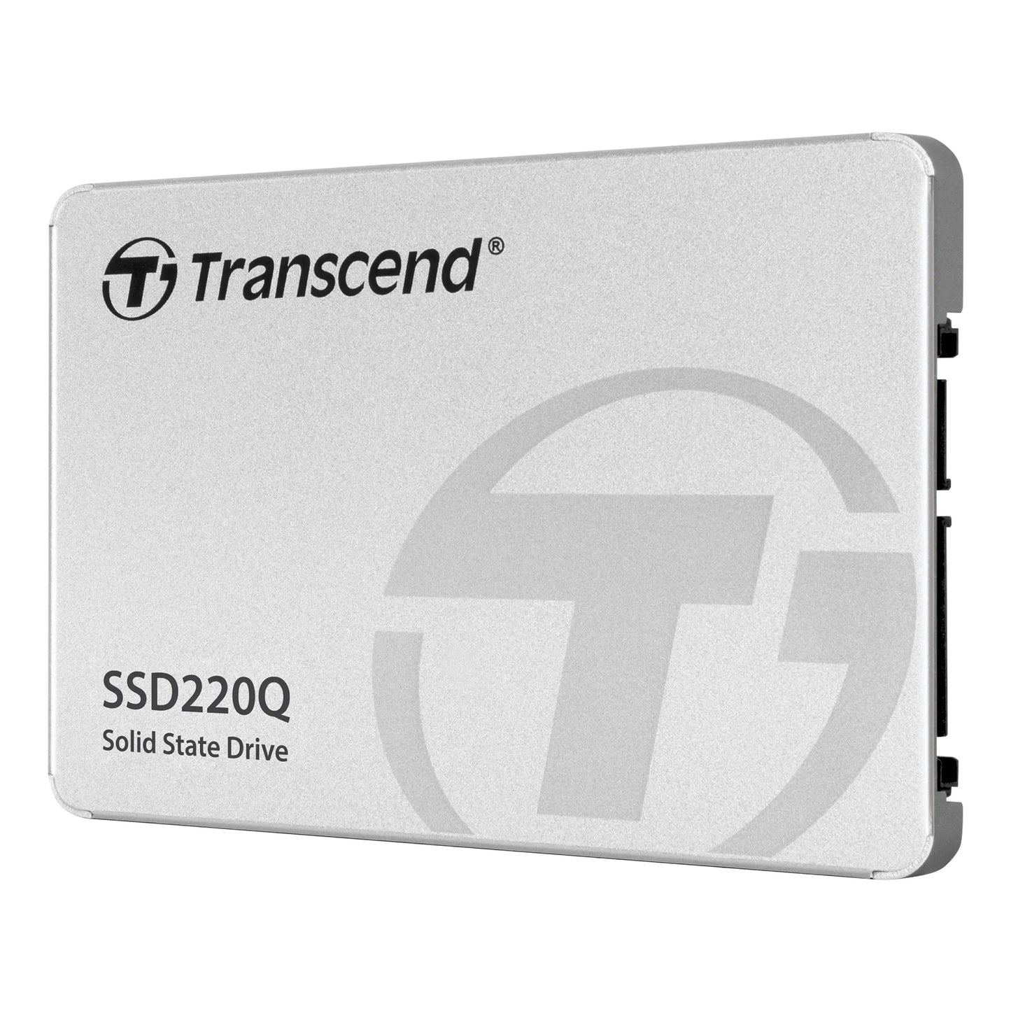 TRANSCEND 1TB SSD220Q 2.5'' SSD DRIVE - SATA III QLC with SLC cache - 550MB/s Read 500MB/s Write - 200 TBW