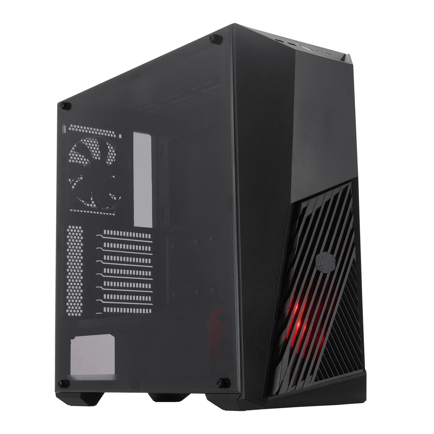 Cooler Master Masterbox K501L ATX; Black; Windowed; Angular Front Ventilation; RGB Fan