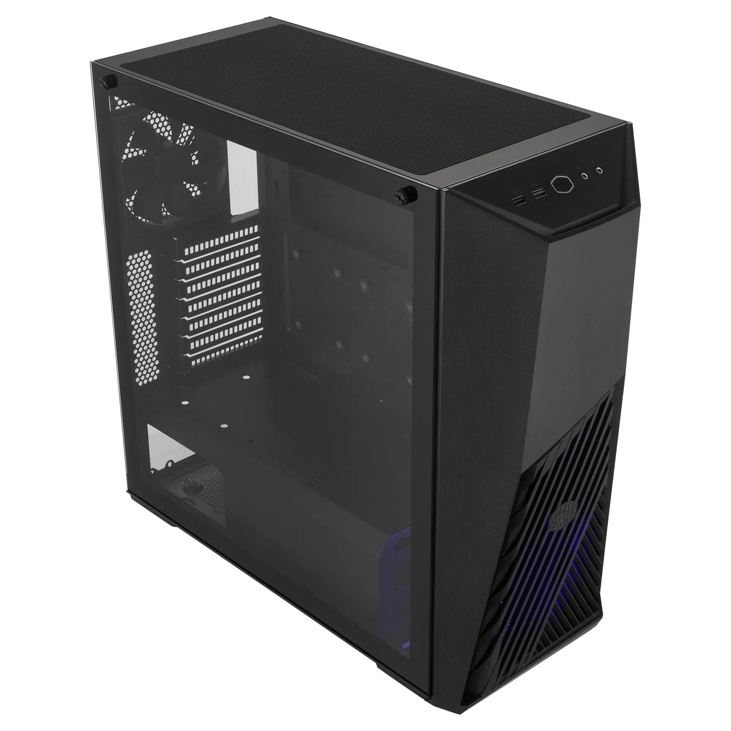 Cooler Master Masterbox K501L ATX; Black; Windowed; Angular Front Ventilation; RGB Fan
