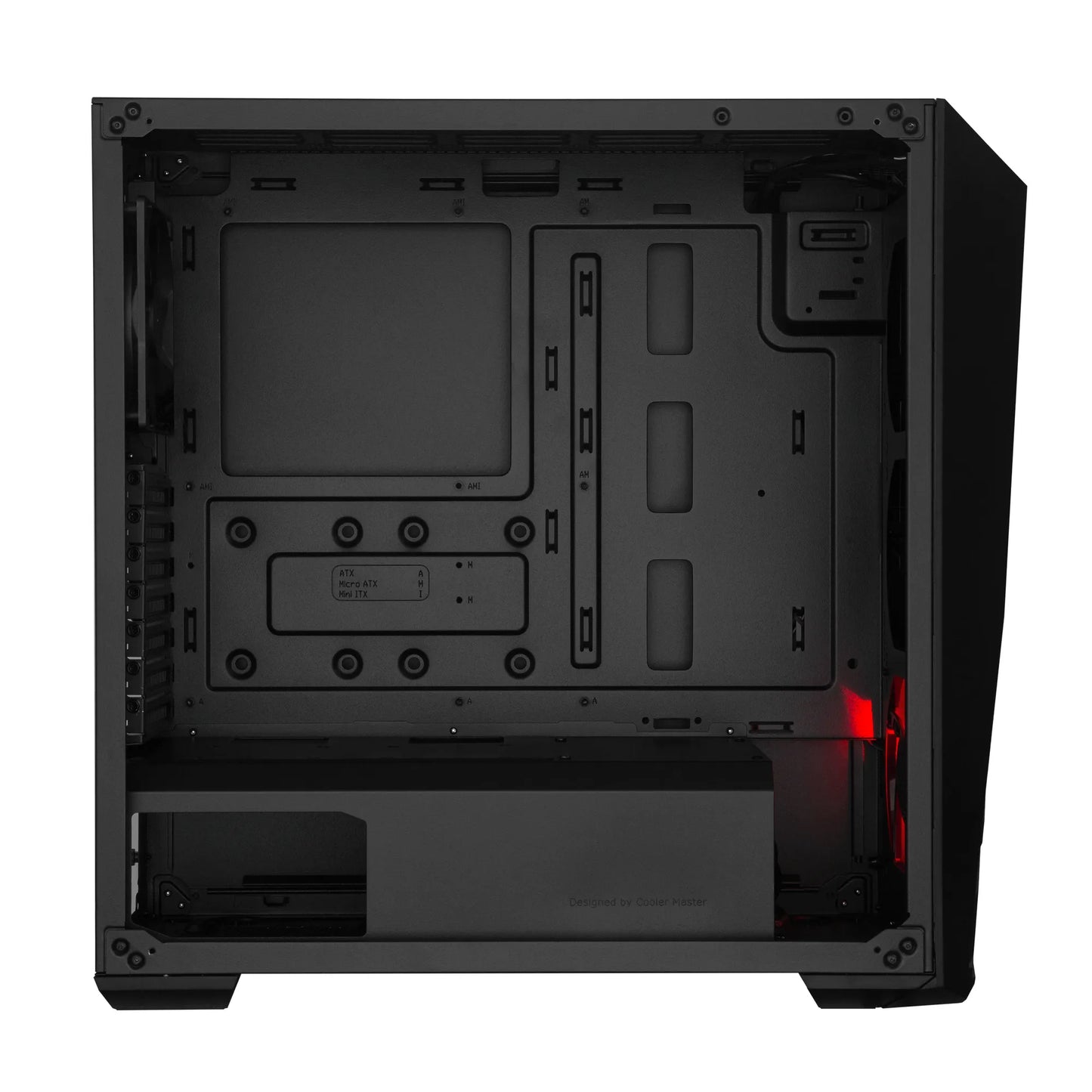 Cooler Master Masterbox K501L ATX; Black; Windowed; Angular Front Ventilation; RGB Fan