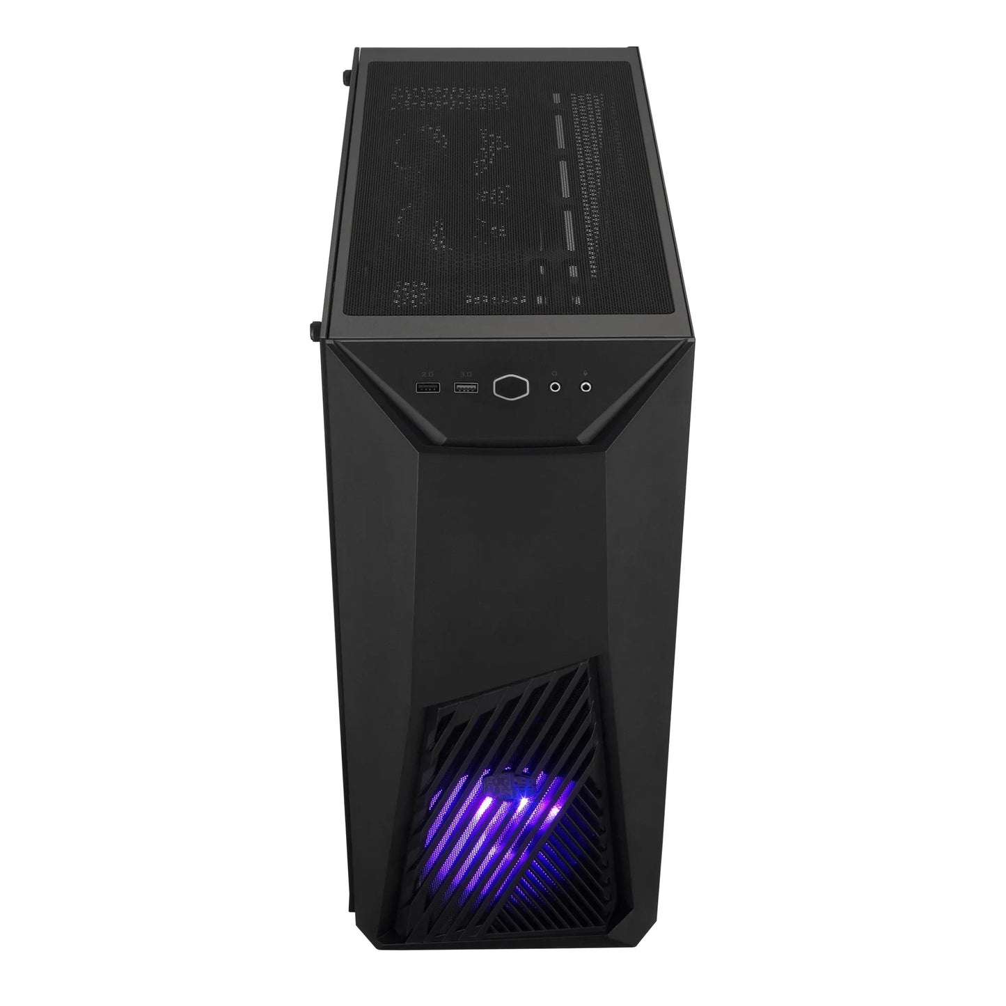 Cooler Master Masterbox K501L ATX; Black; Windowed; Angular Front Ventilation; RGB Fan