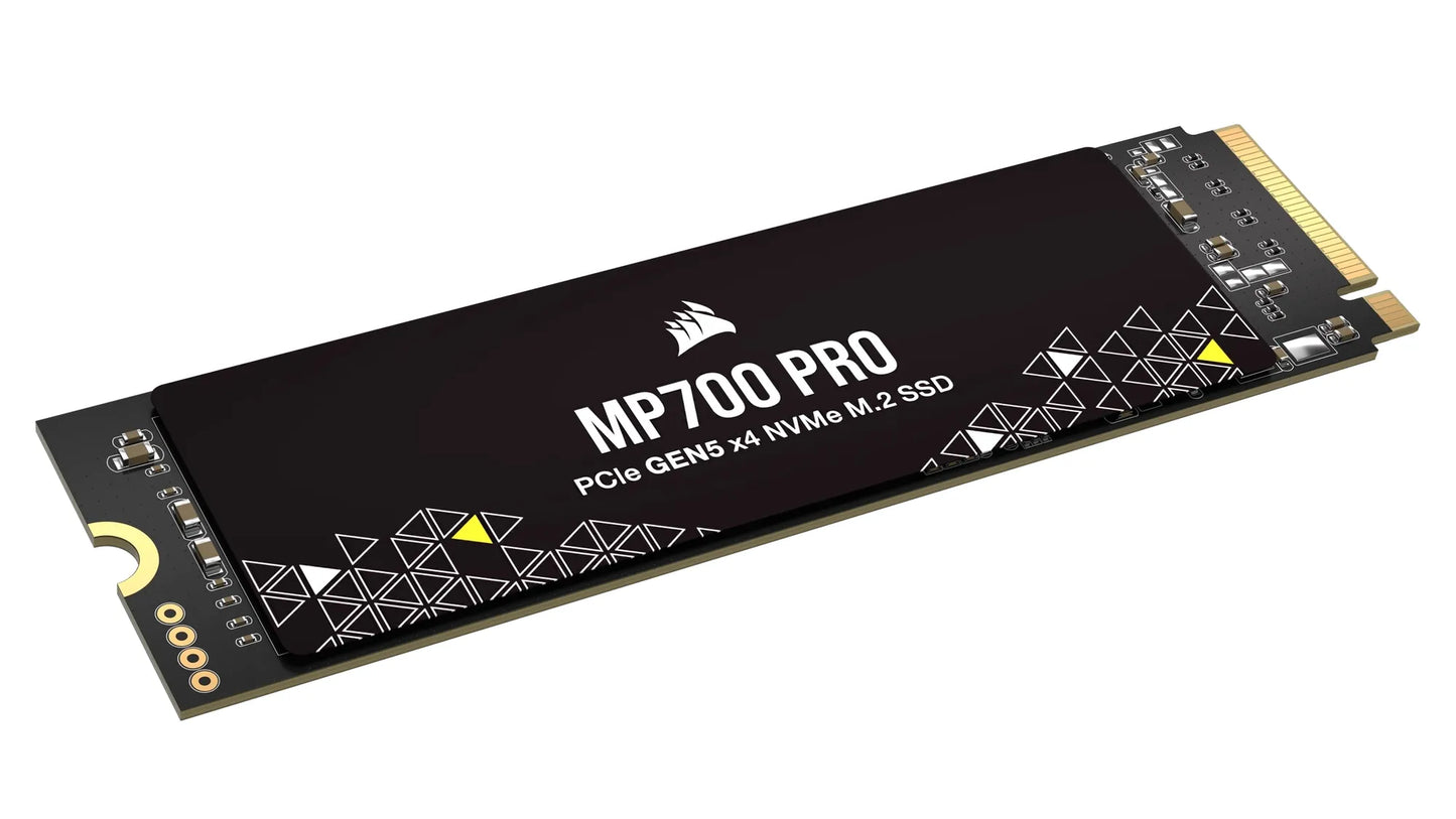 Corsair MP700 PRO 1TB M.2 NVMe PCIe Gen. 5 x4 SSD (no heatsink); Read Up To 11 700MB/s; Write up to 9600MB/s