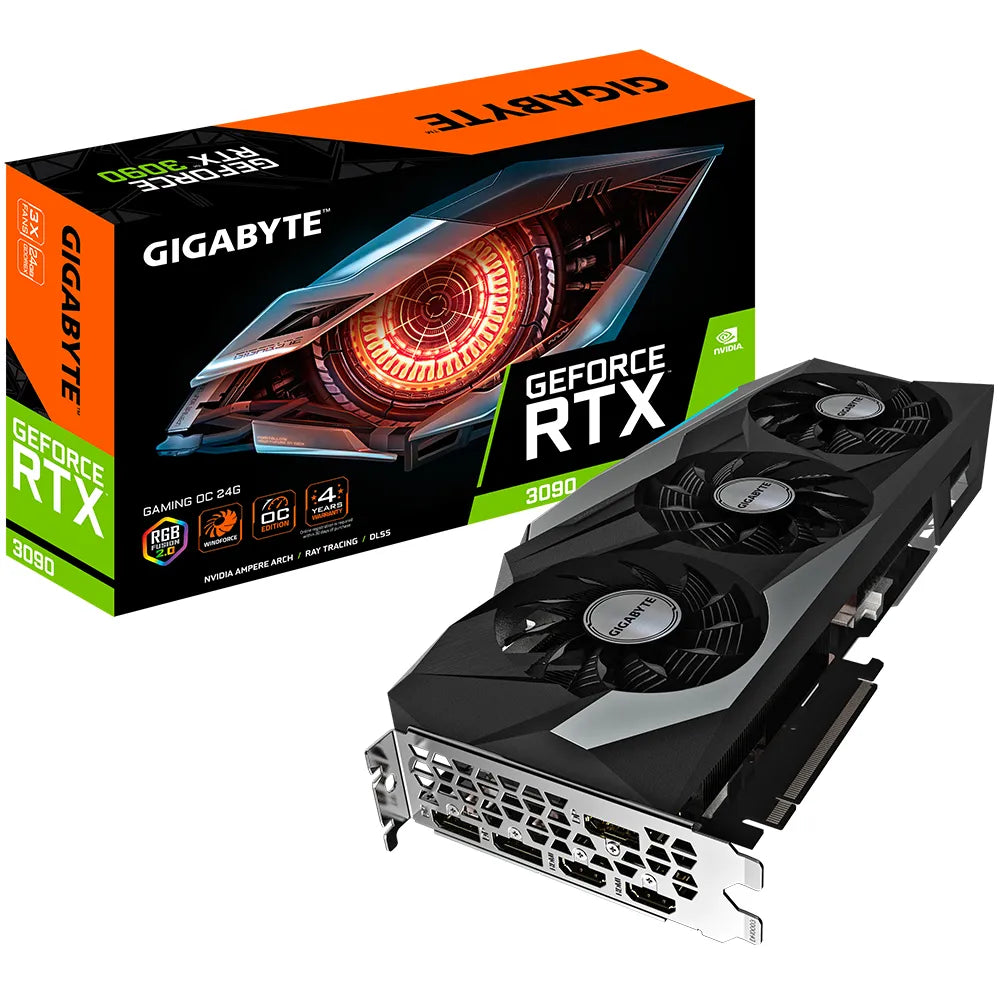 GIGABYTE nVidia RTX 3090 GAMING OC - 24GB GDDR6X 3xDP/ 2x HDMI.