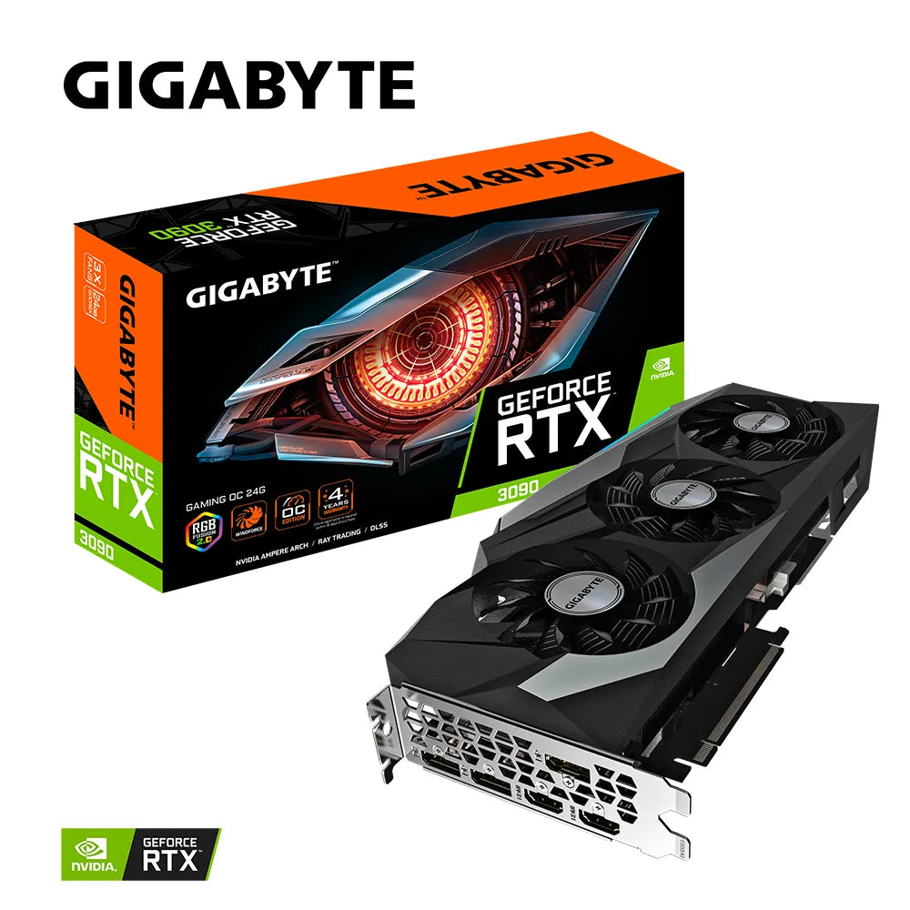 GIGABYTE nVidia RTX 3090 GAMING OC - 24GB GDDR6X 3xDP/ 2x HDMI.