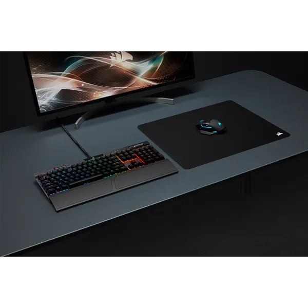 Corsair MM200 PRO Premium Spill-Proof Cloth Gaming Mouse Pad – Heavy XL; Black - 450mm x 400mm x 6mm.